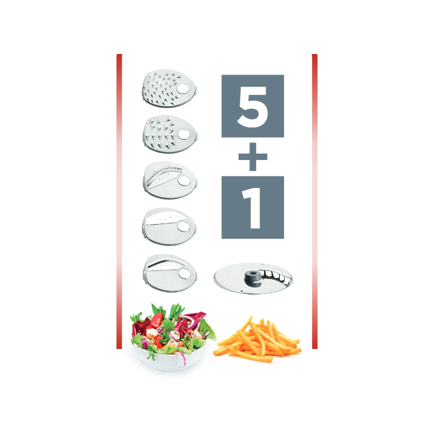 Concept ES1000 - Электрическая терка 200 Вт/230 В белый/серый