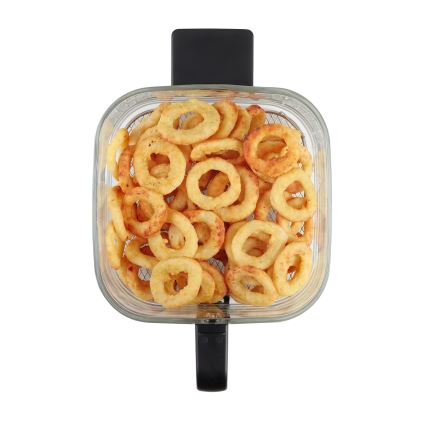 Concept FR5500 - Аеро-фритюрниця GLASS & FAST 5,5 л 1200W/230V чорний