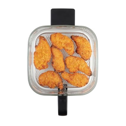 Concept FR5500 - Аеро-фритюрниця GLASS & FAST 5,5 л 1200W/230V чорний