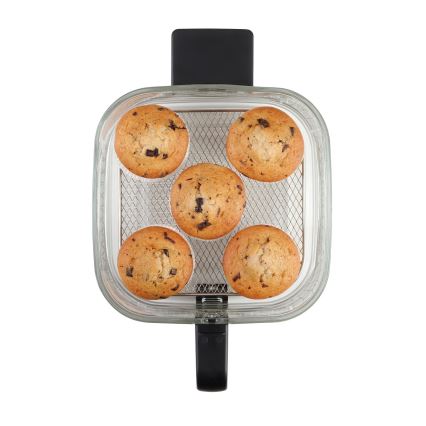 Concept FR5500 - Фритюрница GLASS & FAST 5,5 л 1200W/230V черный