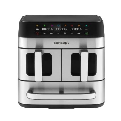 Concept FR9000 - Аэрогриль PIZZA TRIO 18,5 л 2700 Вт/230 В нержавеющая сталь/чёрный