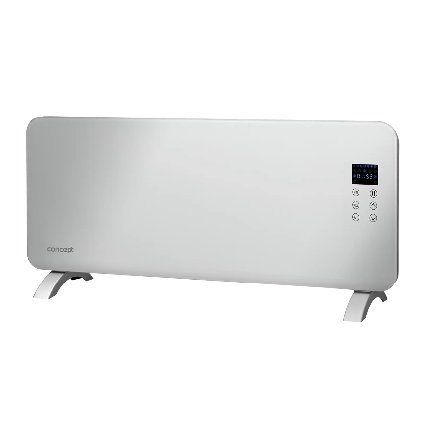 Concept KS4000 - Електричний обігрівач/конвектор 1000/2000W IP24 білий + пульт дистанційного керування