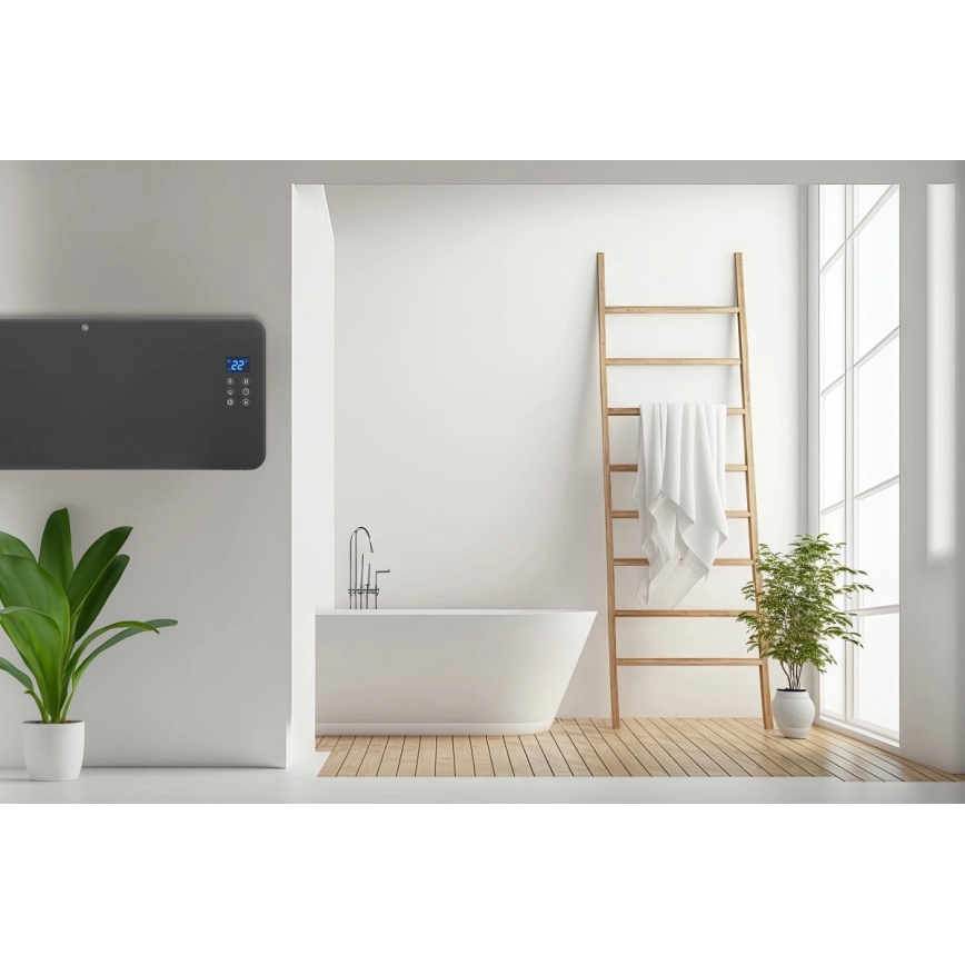 Concept KS4100 - Умный электрический обогреватель/конвектор 1000/2000 Вт Wi-Fi IP24 серый