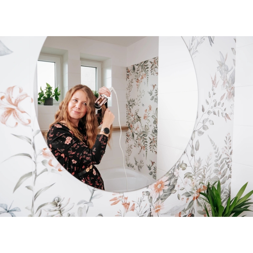 Concept KT2140 - Трійна плойка для волосся GLAM STYLE 100W/230V біла/рожеве золото