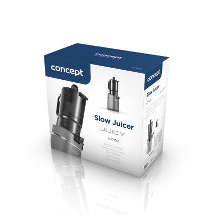 Concept LO7120 - Шнековая соковыжималка JUICY 250W/230V серый