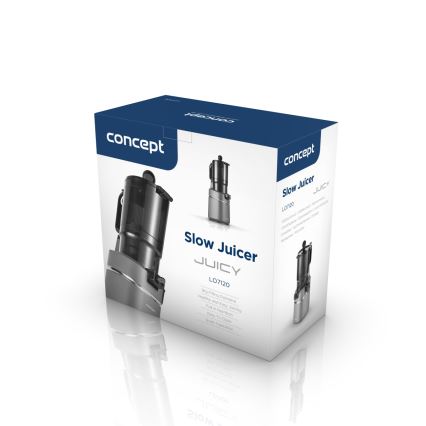 Concept LO7120 - Шнековая соковыжималка JUICY 250W/230V серый
