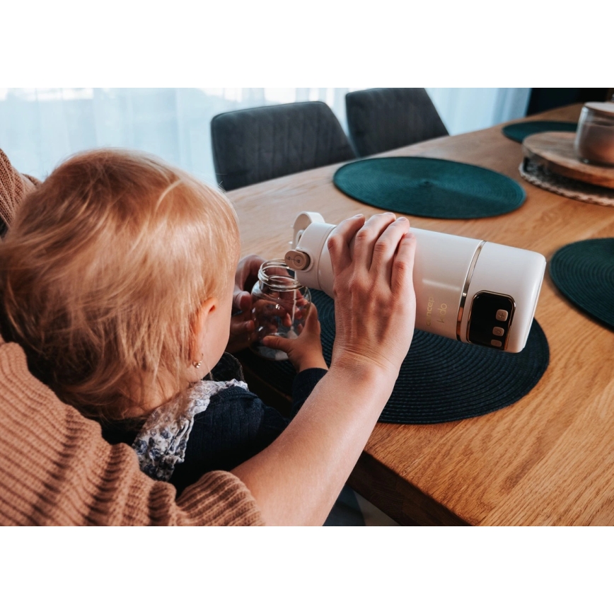 Concept OC4000 - Портативний підігрівач води та молока KIDO 500 мл 36 Вт/7,4 В 5000 мА·год бежевий