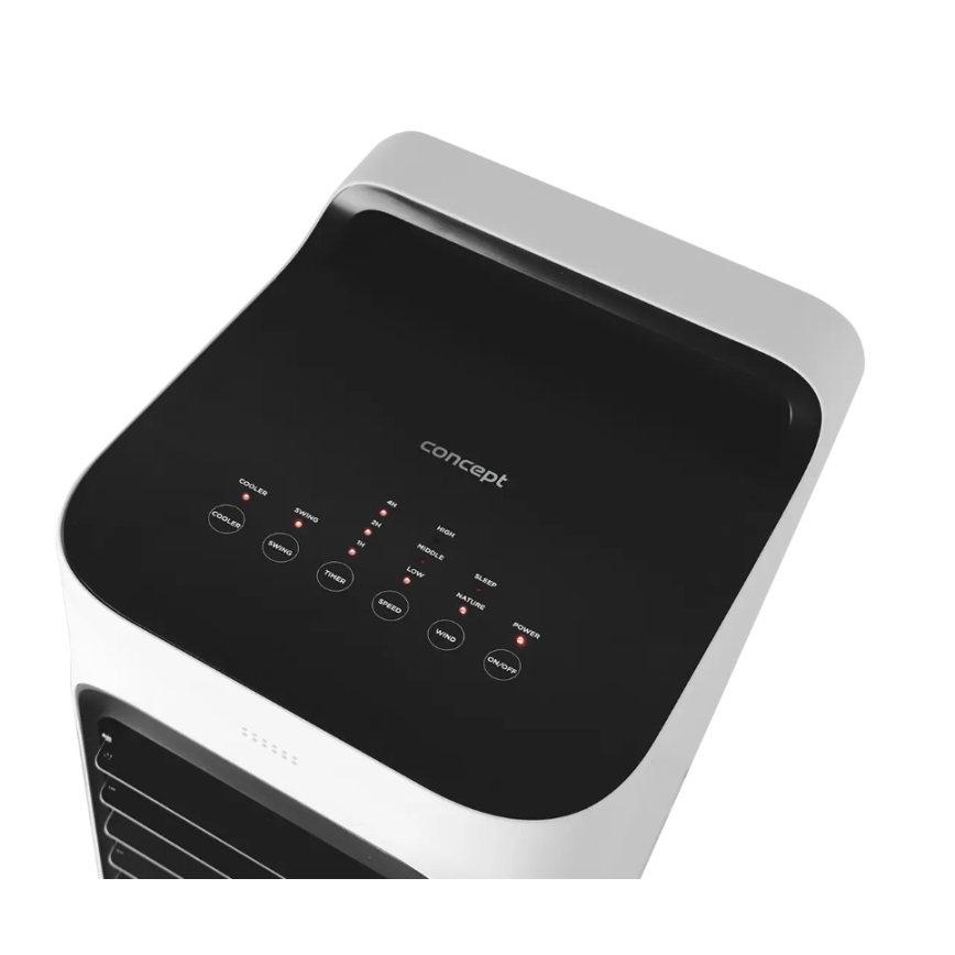 Concept OV5230 - Мобильный охладитель воздуха 2 в 1 6 л 80 Вт/230 В белый + дистанционное управление