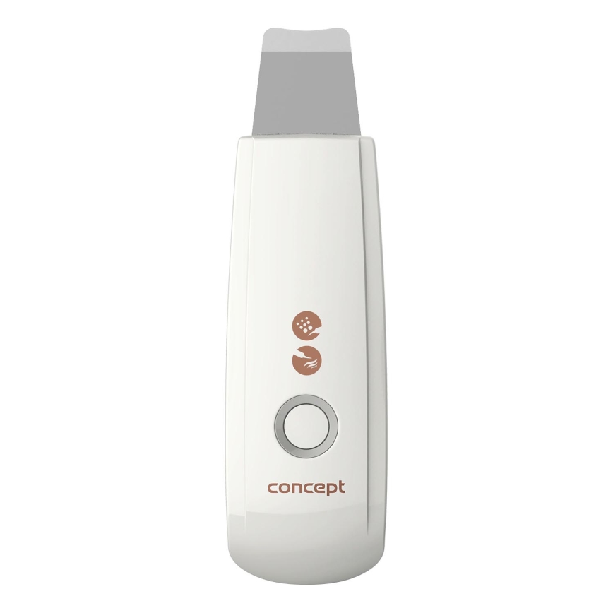 Concept PO2030 - Косметический ультразвуковой скрабер PERFECT SKIN 2,5W/5V USB 600 mAh белый