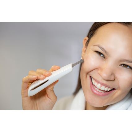 Concept PO2030 - Косметический ультразвуковой скрабер PERFECT SKIN 2,5W/5V USB 600 mAh белый