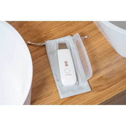 Concept PO2030 - Косметичний ультразвуковий шпатель PERFECT SKIN 2,5W/5V USB 600 mAh білий