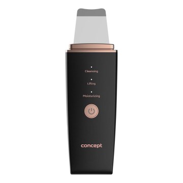 Concept PO2060 - Косметичний ультразвуковий шпатель PERFECT SKIN 3,5W/5V USB 500 mAh IPX6 чорний