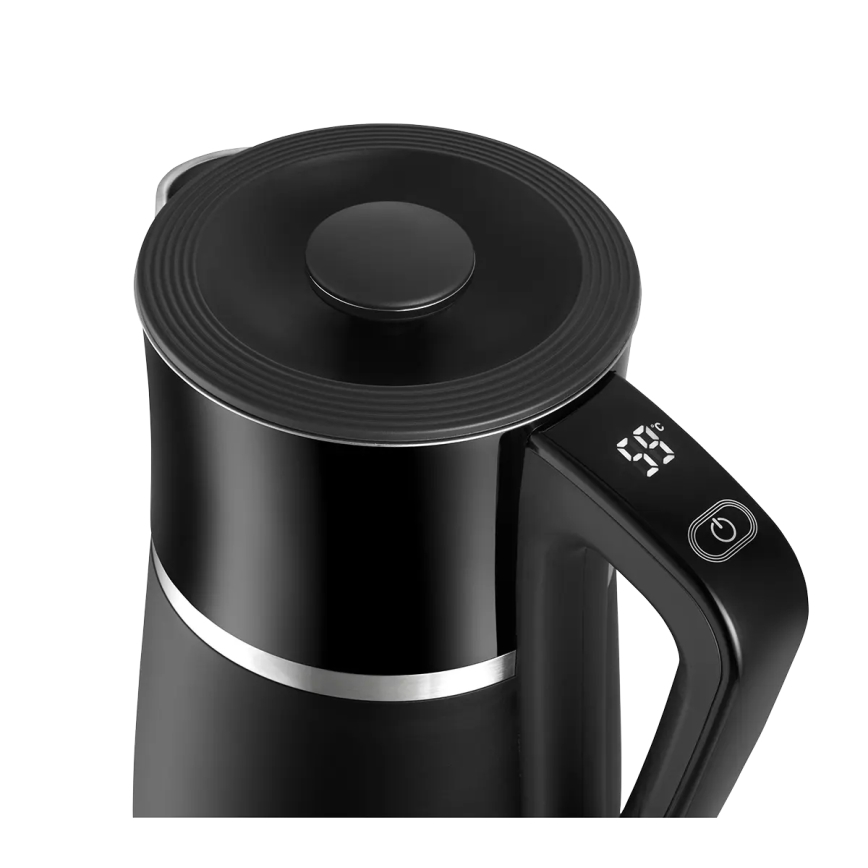 Concept RK3100 - Электрический чайник с регулировкой температуры, 1,7 л, 2200 Вт/230 В, черный