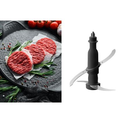 Concept RM3300 - Кухонний робот з теркою 1000W/230V чорний/нержавіюча сталь