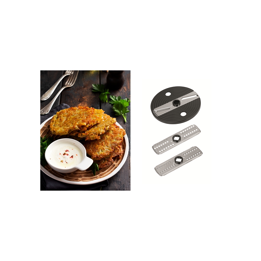 Concept RM3300 - Кухонный комбайн с теркой 1000W/230V черный/нержавеющая сталь