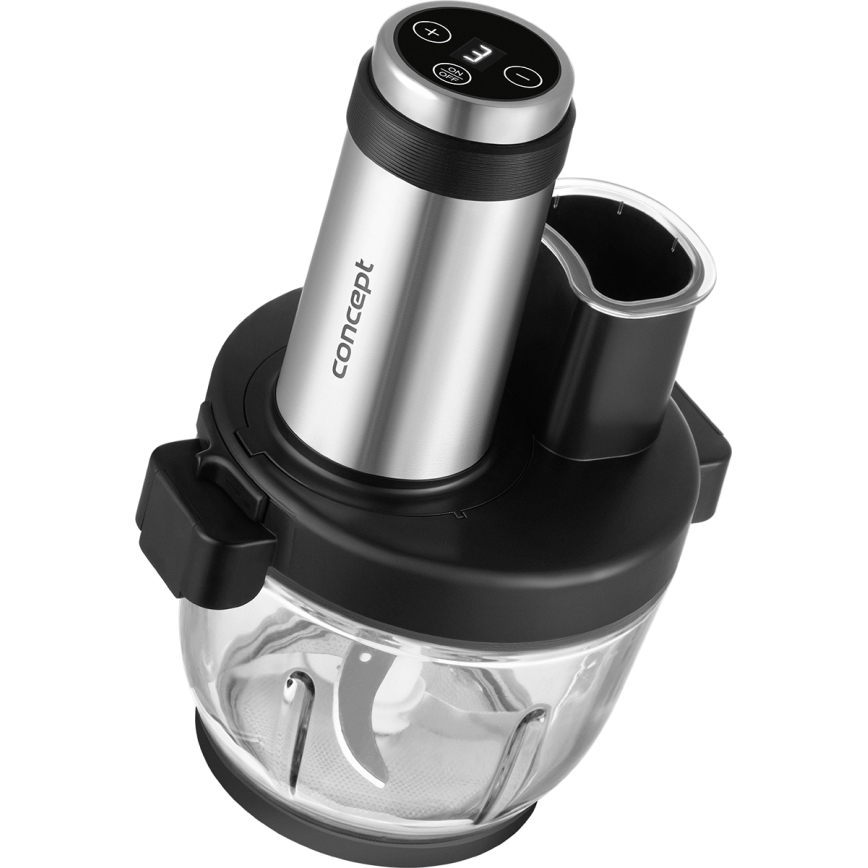 Concept RM3300 - Кухонный комбайн с теркой 1000W/230V черный/нержавеющая сталь