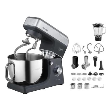 Concept RM6000 - Кухонний планетарний міксер DOUGH EXPERT 1900W/230V антрацит/нержавіюча сталь