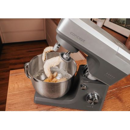 Concept RM6000 - Кухонний планетарний міксер DOUGH EXPERT 1900W/230V антрацит/нержавіюча сталь