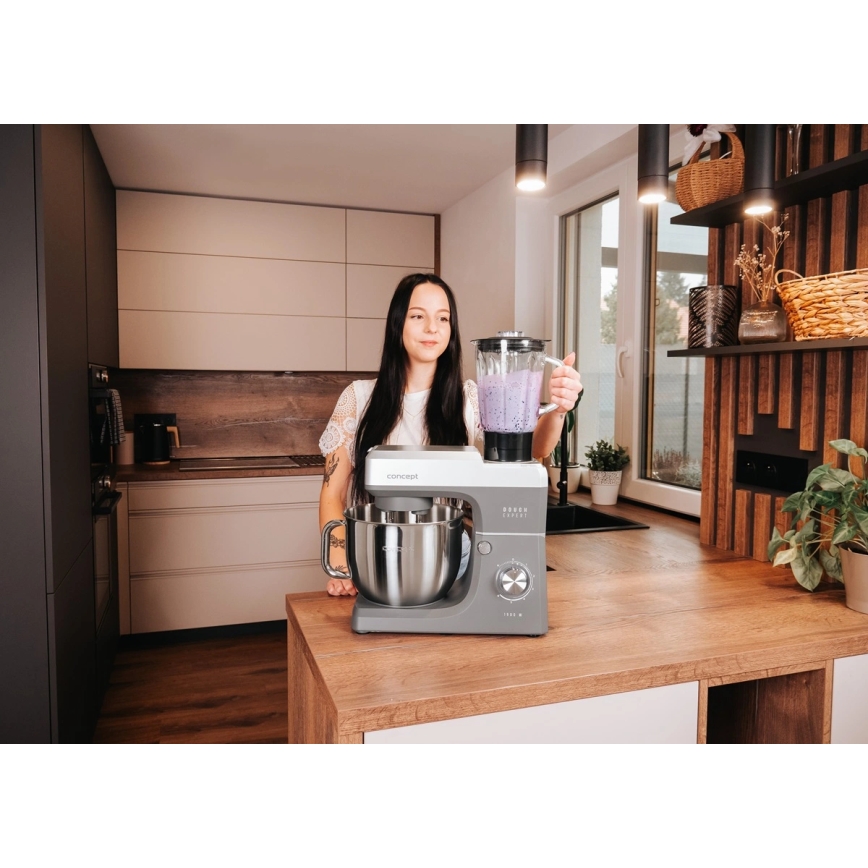 Concept RM6000 - Планетарный кухонный миксер  DOUGH EXPERT 1900 Вт/230 В антрацит/нержавеющая сталь
