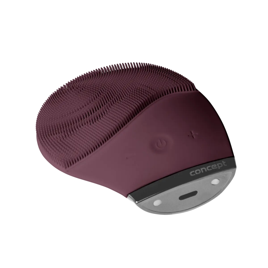 Concept SK9101 - Очищающая щетка для лица SONIVIBE 2W/5V 250 mAh IPX7 красная