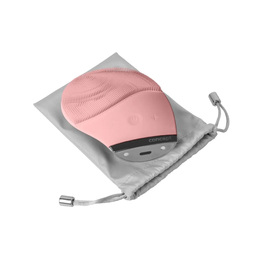 Concept SK9102 - Очищувальна щітка для обличчя SONIVIBE 2W/5V 250 mAh IPX7 рожевий