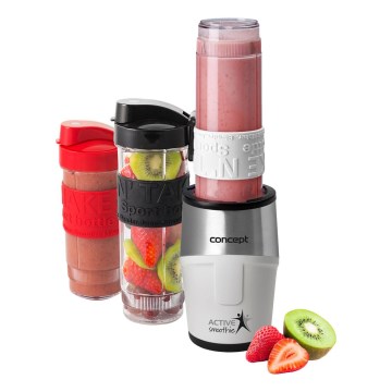 Concept SM3380 - блендер для смузи с аксессуарами ACTIVE SMOOTHIE 500 Вт/230 В белый