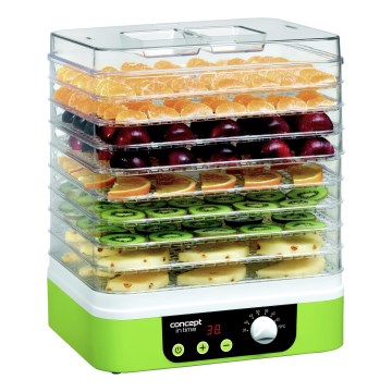 Concept SO1060 - Сушарка для овочів та фруктів (дегідратор) 260W/230V зелений