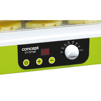Concept SO1060 - Сушарка для овочів та фруктів (дегідратор) 260W/230V зелений