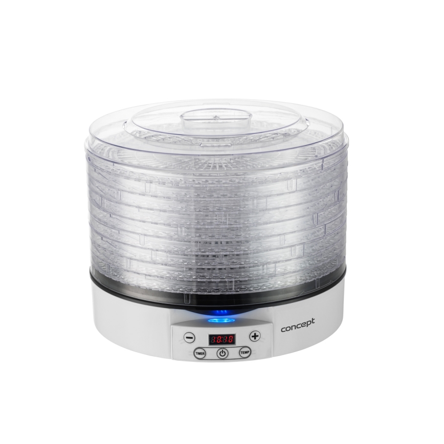 Concept SO2020 - Сушарка для овочів та фруктів (дегідратор) 500W/230V білий