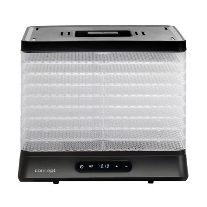 Concept SO2042 - Сушарка для продуктів 500 Вт/230 В чорна + силіконова форма