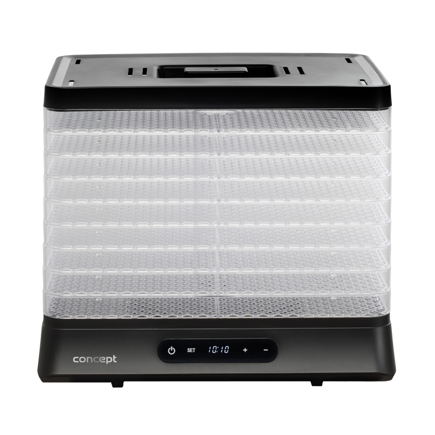 Concept SO2042 - Сушилка для продуктов 500 Вт/230 В черная + силиконовая форма
