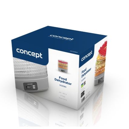 Concept SO2080 - сушилка для продуктов 260 Вт/230 В, белая