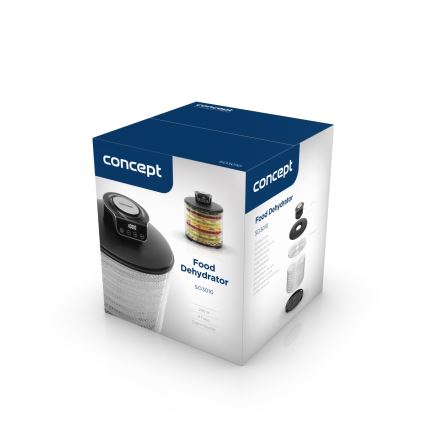 Concept SO3010 - Сушарка для овочів та фруктів (дегідратор) 245W/230V чорний