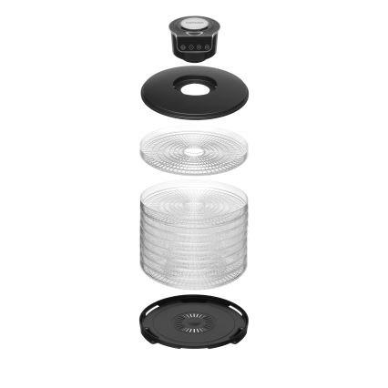 Concept SO3010 - Сушилка для продуктов 245W/230V черный