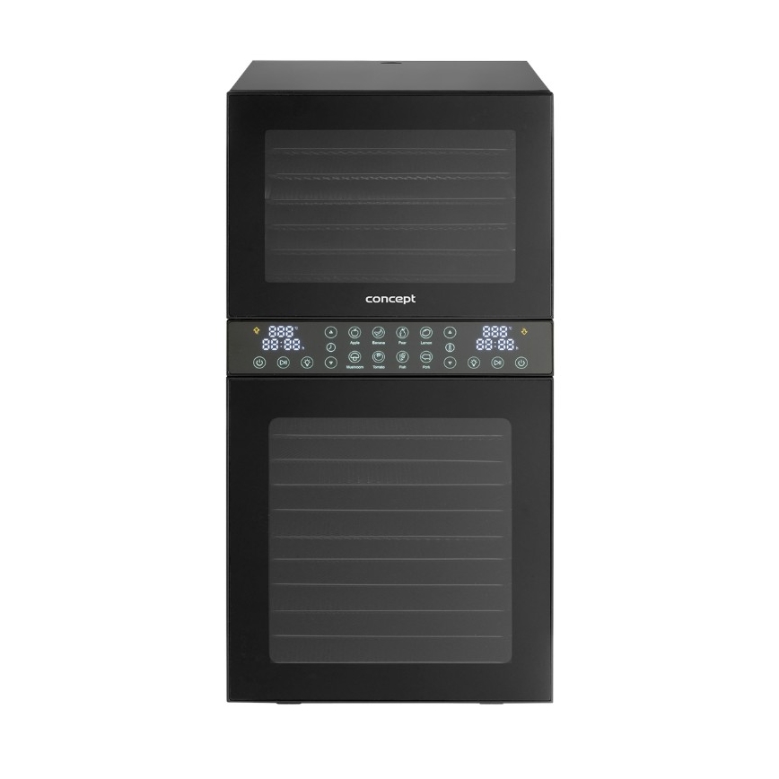 Concept SO7000 - Дегідратор для продуктів 1500 Вт/230 В чорний