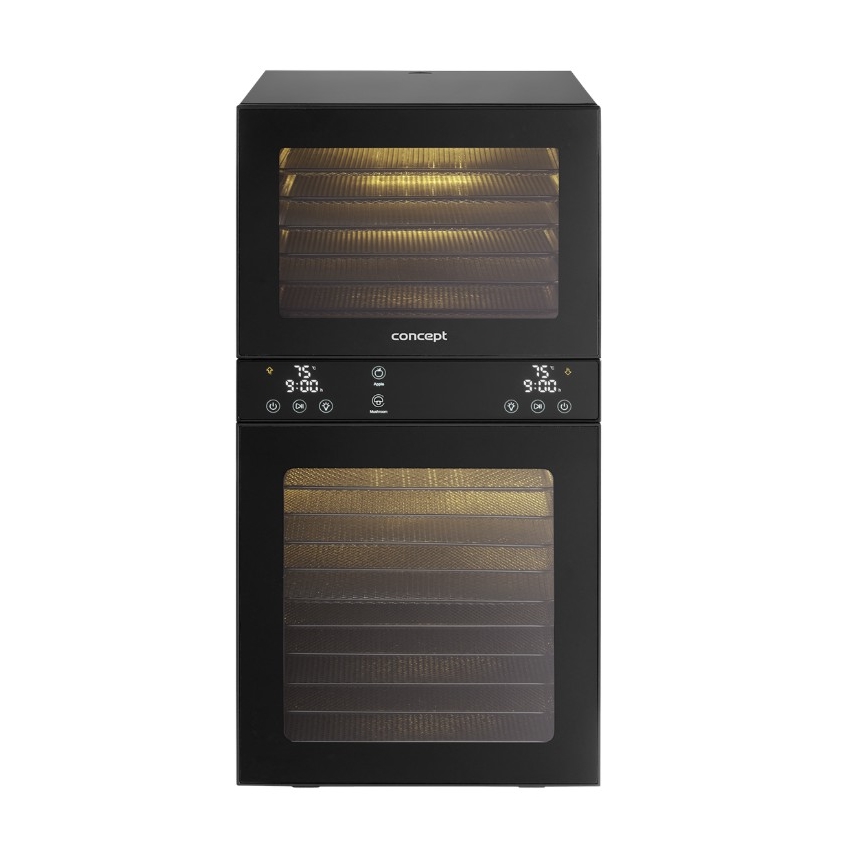 Concept SO7000 - Дегідратор для продуктів 1500 Вт/230 В чорний