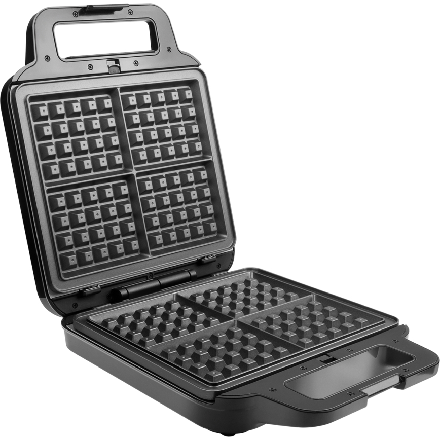 Concept SV3080 - Тостер FAMILY 3 в 1 1200 Вт/230 В чорний/нержавіюча сталь