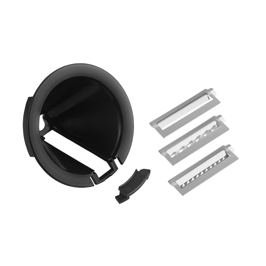 Concept TM5510 - Блендер ручний з аксесуарами 1500W/230V чорний/нержавіюча сталь