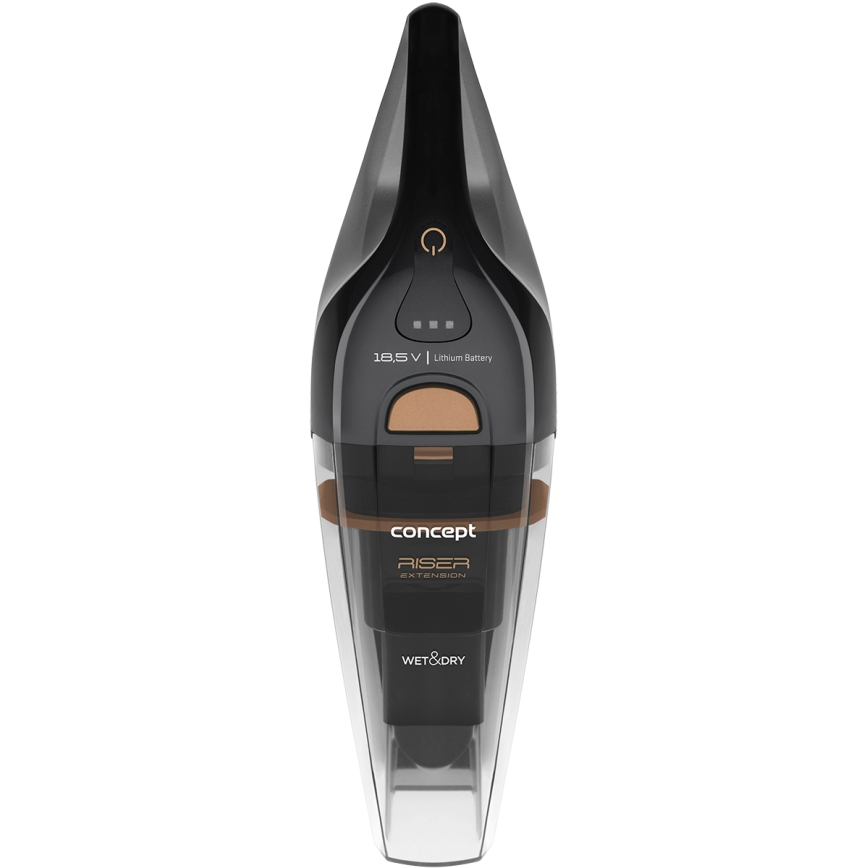 Concept VP4353 - Ручний пилосос WET & DRY RISER EXTENSION 110 Вт/18,5 В 2200 мАг чорний