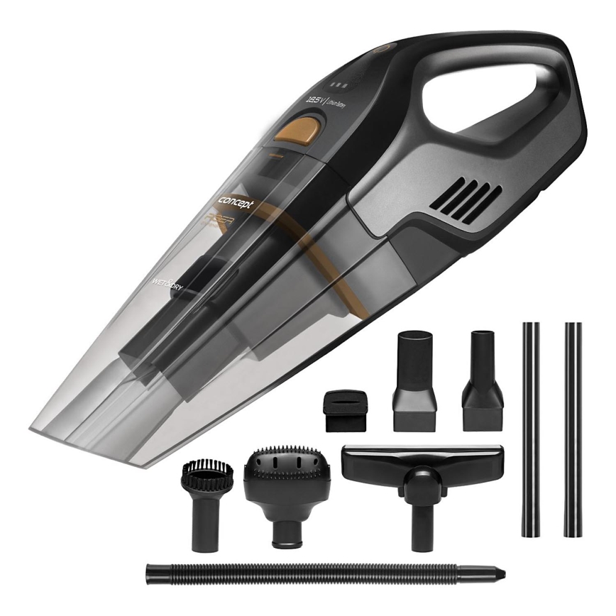 Concept VP4353 - Ручной пылесос WET & DRY RISER EXTENSION 110W/18,5V 2200 mAh черный