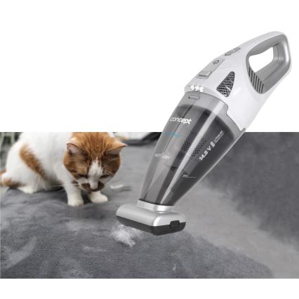 Concept VP4370 - Ручний пилосос WET & DRY PERFECT CLEAN 90W/14,8V 2200 mAh білий