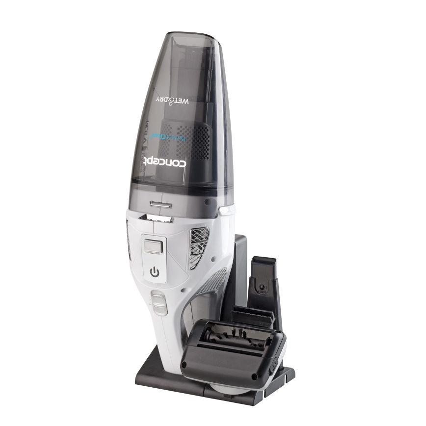 Concept VP4370 - Ручний пилосос WET & DRY PERFECT CLEAN 90W/14,8V 2200 mAh білий