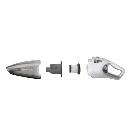 Concept VP4370 - Ручний пилосос WET & DRY PERFECT CLEAN 90W/14,8V 2200 mAh білий