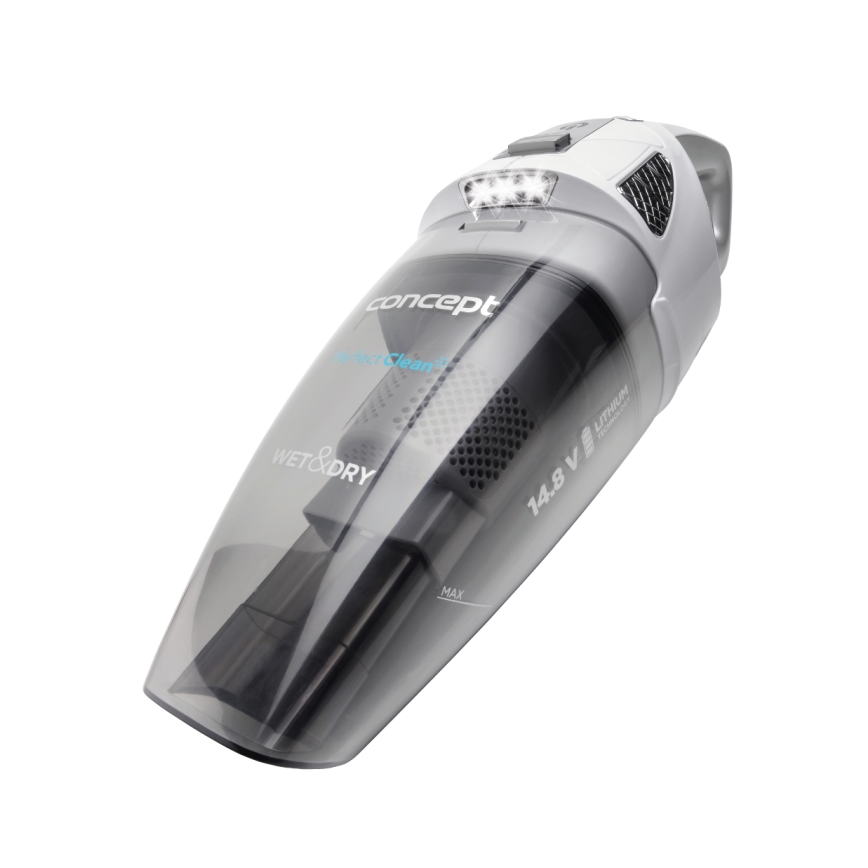 Concept VP4370 - Ручной пылесос WET & DRY PERFECT CLEAN 90W/14,8V 2200 mAh белый