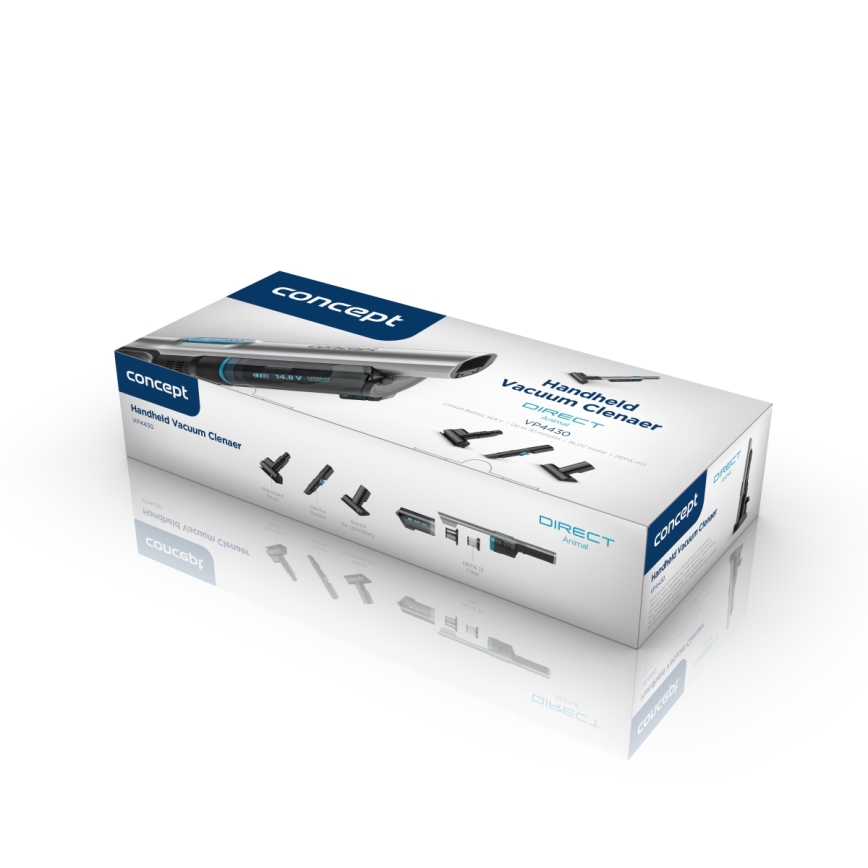 Concept VP4430 - Ручной пылесос DIRECT ANIMAL 180W/14,8V 2200 mAh черный