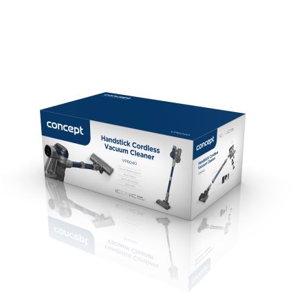 Concept VP6040 - Ручной пылесос 2в1 ICONIC ANIMAL TELESCOPE 200W/22,2V 2200 mAh синий