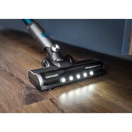 Concept VP6045 - Вертикальный ручной пылесос 2 в 1 ICONIC SUCTION PRO 450 Вт / 29,6 В, 2500 мА·ч, синий