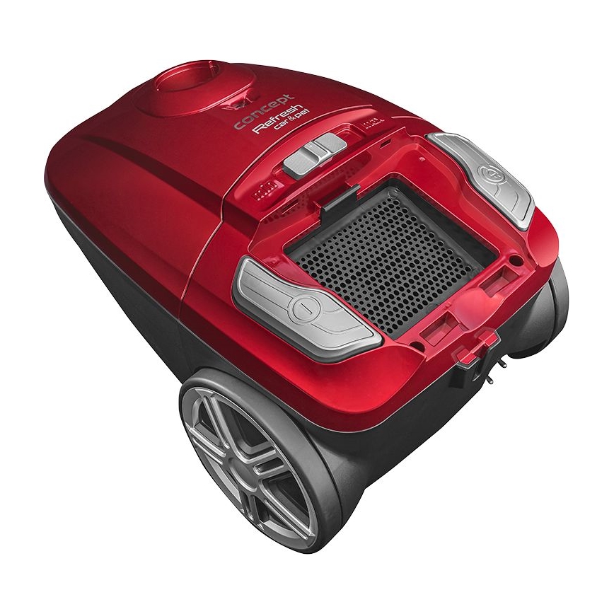 Concept VP8224 - Пилосос з мішком для збору пилу REFRESH CAR&PET 3,5 л 700W/230V червоний