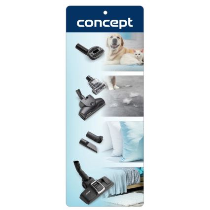 Concept VP8291 - мешковый пылесос PERFECT CLEAN PET EXPERT 700 Вт/230 В белый