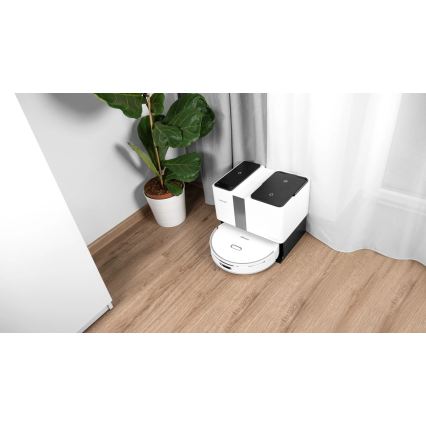 Concept VR4050 - Интеллектуальный робот-пылесос с функцией влажной уборки 2 в 1 OPTIMUS AQUA PRO LASER 3D 600 Вт/230 В 5200 мА·ч Wi-Fi белый